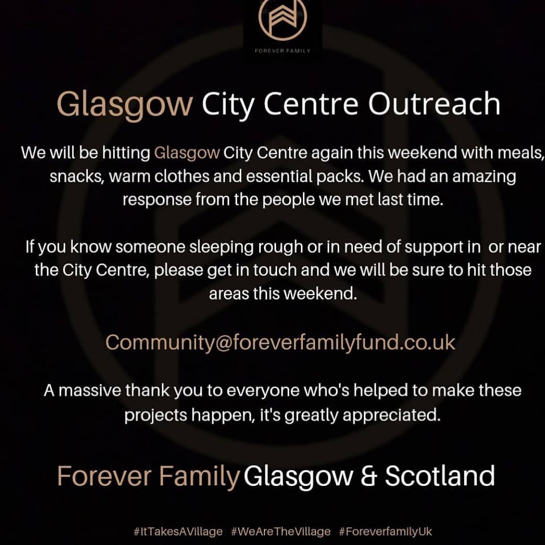Glasgow city centre outreach